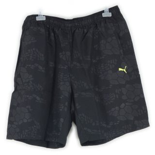 PUMA CT Graphic Woven Shorts 8 Black