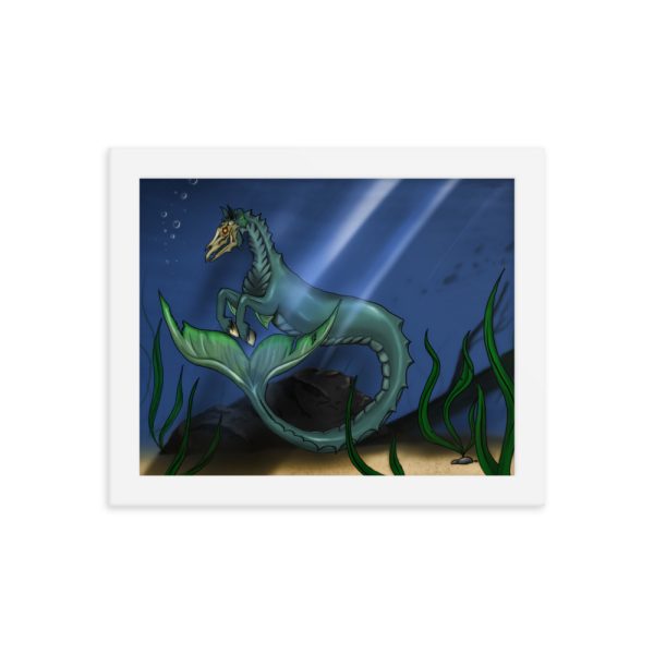 Gerahmtes Poster mit Fantasy Bild Kelpie – Bild 2