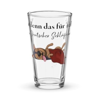 Schläferhund, Pint-Glas
