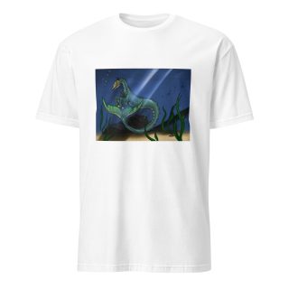 Kurzärmeliges Unisex-T-Shirt Fantasy Bild Kelpie