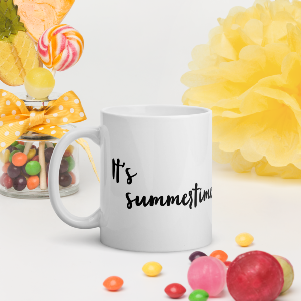 Weiße, glänzende Tasse mit niedlicher Ente "Augustus" – Bild 11