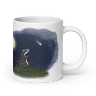Erwin, Weiße, glänzende Tasse