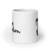 Anton, Weiße, glänzende Tasse – Bild 2