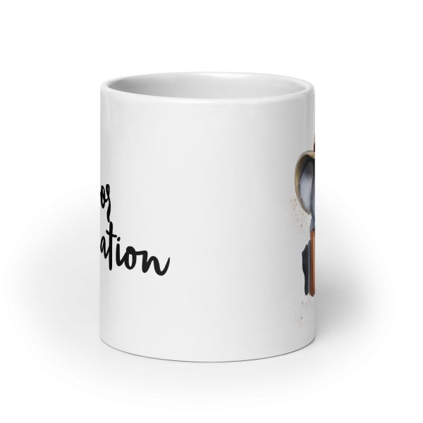Anton, Weiße, glänzende Tasse – Bild 2