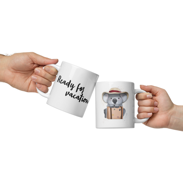 Anton, Weiße, glänzende Tasse – Bild 5