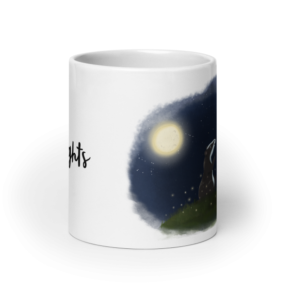 Erwin, Weiße, glänzende Tasse – Bild 2