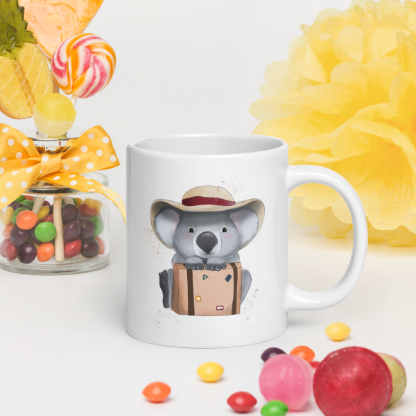 Anton, Weiße, glänzende Tasse – Bild 12