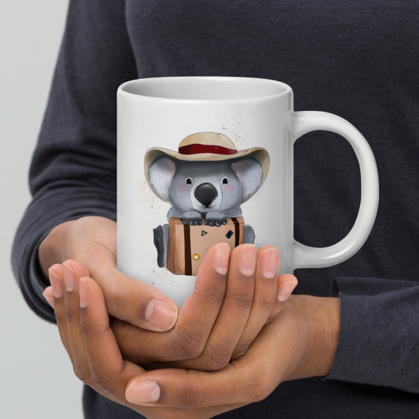 Anton, Weiße, glänzende Tasse – Bild 14