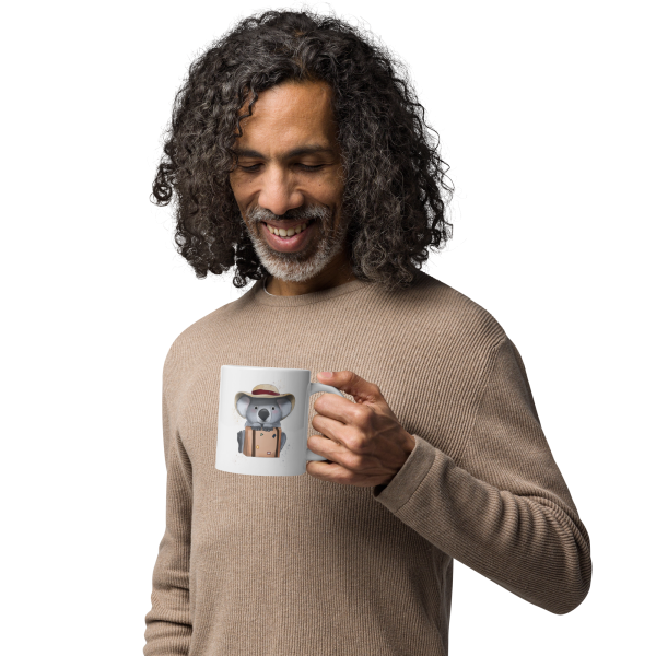 Anton, Weiße, glänzende Tasse – Bild 16