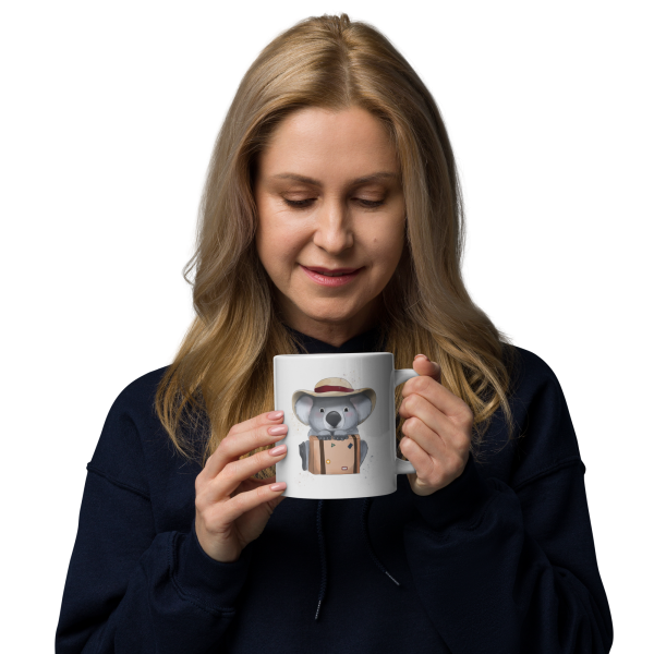 Anton, Weiße, glänzende Tasse – Bild 17