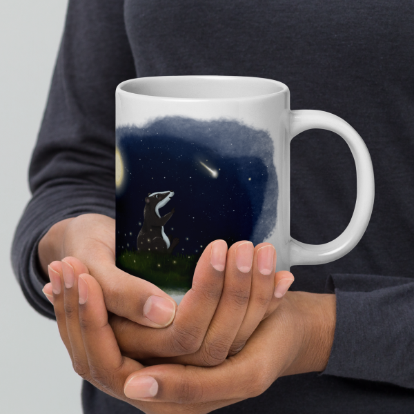Erwin, Weiße, glänzende Tasse – Bild 15