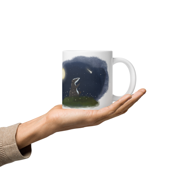 Erwin, Weiße, glänzende Tasse – Bild 11