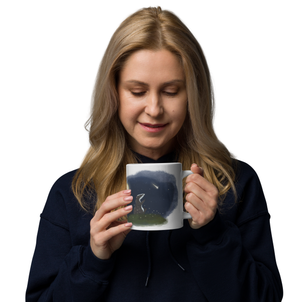 Erwin, Weiße, glänzende Tasse – Bild 18
