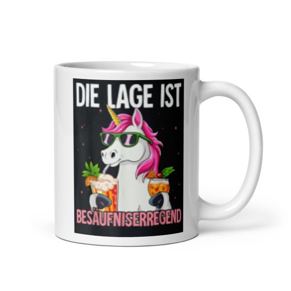 Tasse lustige party gadgets lage besäufniserregend einhorn unisex – Bild 2