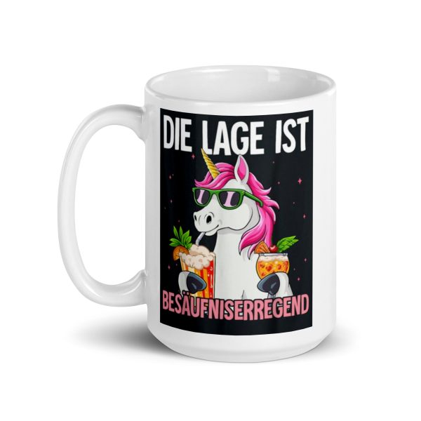 Tasse lustige party gadgets lage besäufniserregend einhorn unisex – Bild 6