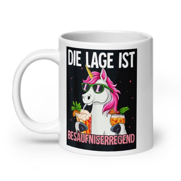 Tasse lustige party gadgets lage besäufniserregend einhorn unisex – Bild 8